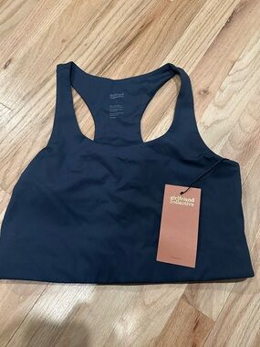 NWT Girlfriend Collective Navy Paloma Racerback Bra